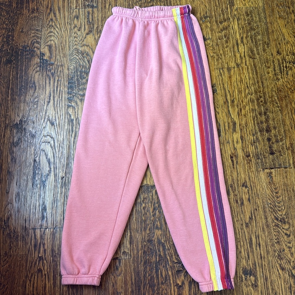 Like New Aviator Nation 5 Stripe Sweatpants
